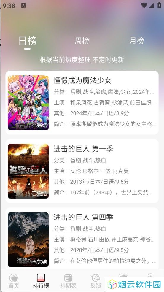 TrAni追番