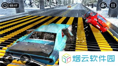 颠簸公路汽车碰撞